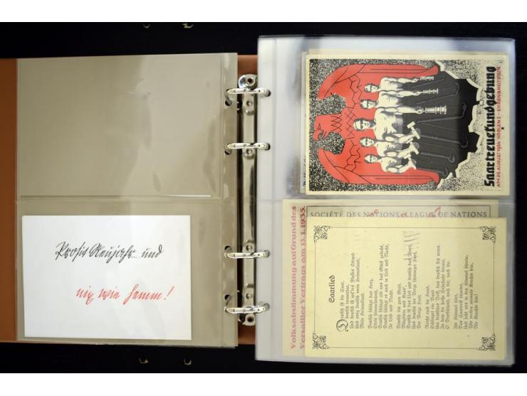 PROPAGANDAKARTEN: 1919/1945, umfangreiche Sammlung mit  über 1000 ungebrauchten und gebrauchten Karten inkl. einigen Werbe- u