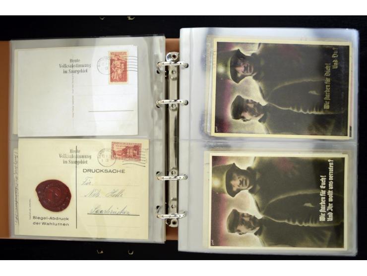 PROPAGANDAKARTEN: 1919/1945, umfangreiche Sammlung mit  über 1000 ungebrauchten und gebrauchten Karten inkl. einigen Werbe- u