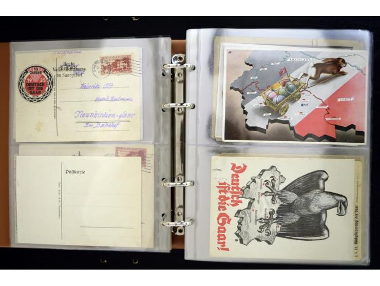 PROPAGANDAKARTEN: 1919/1945, umfangreiche Sammlung mit  über 1000 ungebrauchten und gebrauchten Karten inkl. einigen Werbe- u