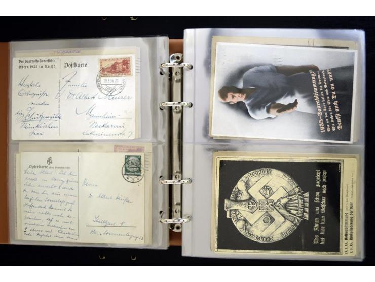 PROPAGANDAKARTEN: 1919/1945, umfangreiche Sammlung mit  über 1000 ungebrauchten und gebrauchten Karten inkl. einigen Werbe- u