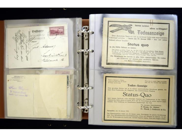 PROPAGANDAKARTEN: 1919/1945, umfangreiche Sammlung mit  über 1000 ungebrauchten und gebrauchten Karten inkl. einigen Werbe- u