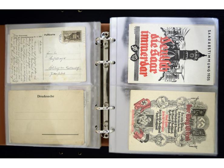 PROPAGANDAKARTEN: 1919/1945, umfangreiche Sammlung mit  über 1000 ungebrauchten und gebrauchten Karten inkl. einigen Werbe- u