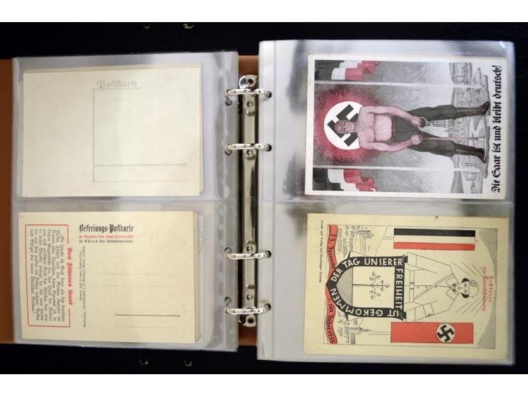 PROPAGANDAKARTEN: 1919/1945, umfangreiche Sammlung mit  über 1000 ungebrauchten und gebrauchten Karten inkl. einigen Werbe- u