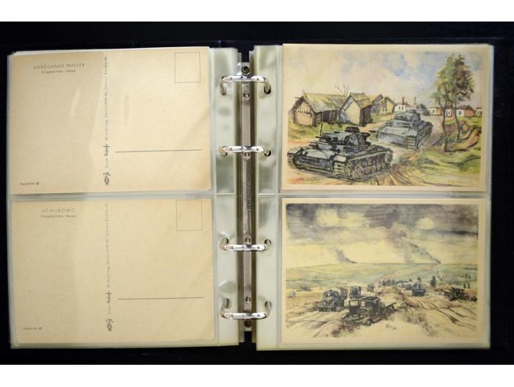 PROPAGANDAKARTEN: 1919/1945, umfangreiche Sammlung mit  über 1000 ungebrauchten und gebrauchten Karten inkl. einigen Werbe- u