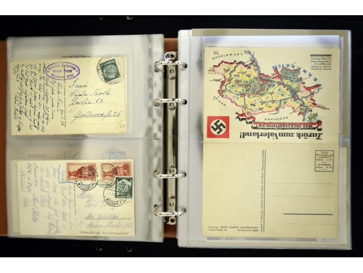 PROPAGANDAKARTEN: 1919/1945, umfangreiche Sammlung mit  über 1000 ungebrauchten und gebrauchten Karten inkl. einigen Werbe- u