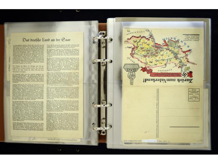 PROPAGANDAKARTEN: 1919/1945, umfangreiche Sammlung mit  über 1000 ungebrauchten und gebrauchten Karten inkl. einigen Werbe- u