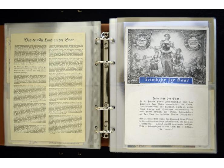 PROPAGANDAKARTEN: 1919/1945, umfangreiche Sammlung mit  über 1000 ungebrauchten und gebrauchten Karten inkl. einigen Werbe- u