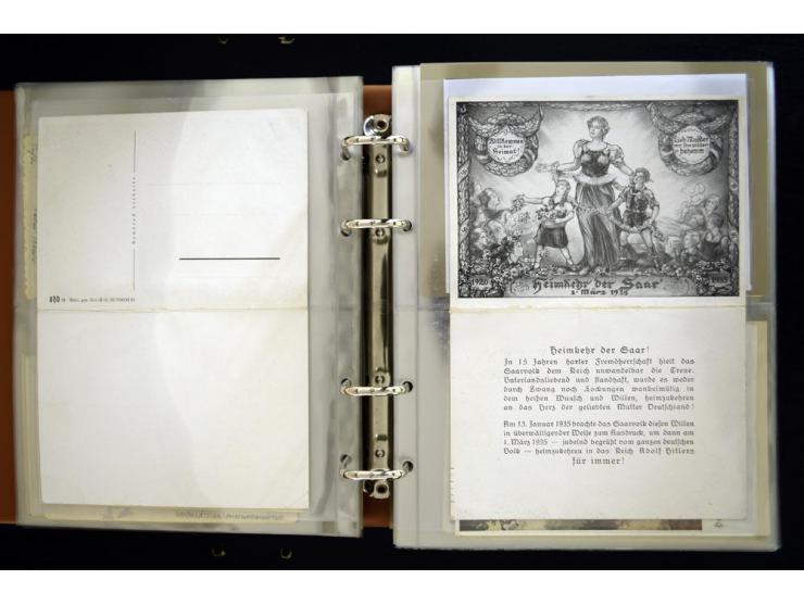 PROPAGANDAKARTEN: 1919/1945, umfangreiche Sammlung mit  über 1000 ungebrauchten und gebrauchten Karten inkl. einigen Werbe- u