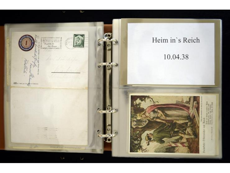 PROPAGANDAKARTEN: 1919/1945, umfangreiche Sammlung mit  über 1000 ungebrauchten und gebrauchten Karten inkl. einigen Werbe- u