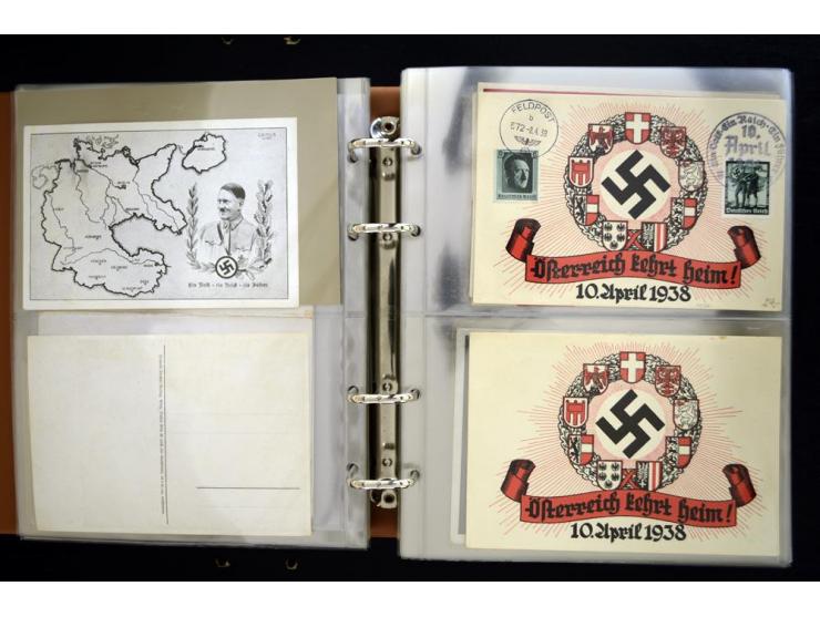 PROPAGANDAKARTEN: 1919/1945, umfangreiche Sammlung mit  über 1000 ungebrauchten und gebrauchten Karten inkl. einigen Werbe- u