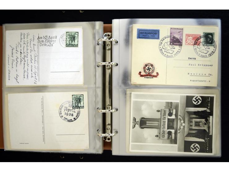 PROPAGANDAKARTEN: 1919/1945, umfangreiche Sammlung mit  über 1000 ungebrauchten und gebrauchten Karten inkl. einigen Werbe- u