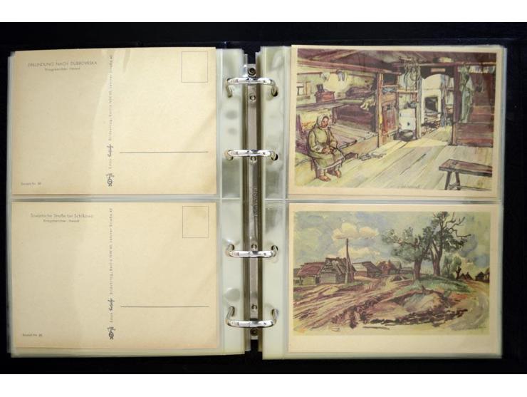 PROPAGANDAKARTEN: 1919/1945, umfangreiche Sammlung mit  über 1000 ungebrauchten und gebrauchten Karten inkl. einigen Werbe- u
