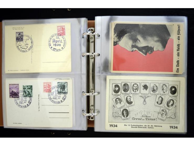 PROPAGANDAKARTEN: 1919/1945, umfangreiche Sammlung mit  über 1000 ungebrauchten und gebrauchten Karten inkl. einigen Werbe- u