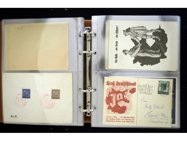 PROPAGANDAKARTEN: 1919/1945, umfangreiche Sammlung mit  über 1000 ungebrauchten und gebrauchten Karten inkl. einigen Werbe- u