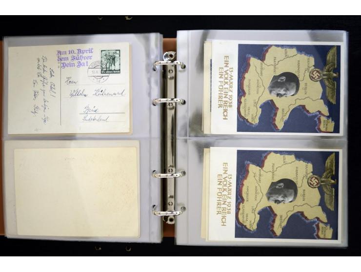 PROPAGANDAKARTEN: 1919/1945, umfangreiche Sammlung mit  über 1000 ungebrauchten und gebrauchten Karten inkl. einigen Werbe- u