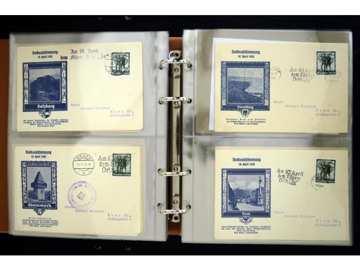 PROPAGANDAKARTEN: 1919/1945, umfangreiche Sammlung mit  über 1000 ungebrauchten und gebrauchten Karten inkl. einigen Werbe- u