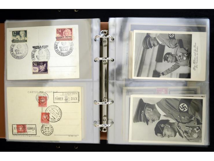 PROPAGANDAKARTEN: 1919/1945, umfangreiche Sammlung mit  über 1000 ungebrauchten und gebrauchten Karten inkl. einigen Werbe- u