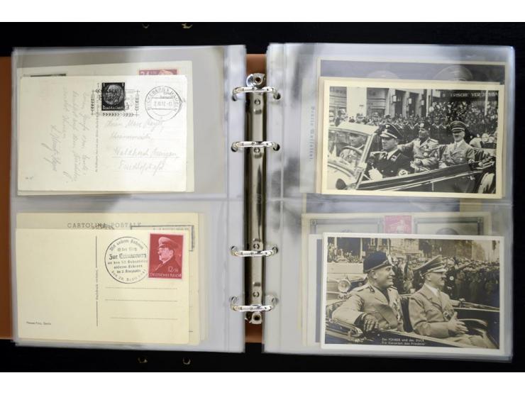 PROPAGANDAKARTEN: 1919/1945, umfangreiche Sammlung mit  über 1000 ungebrauchten und gebrauchten Karten inkl. einigen Werbe- u