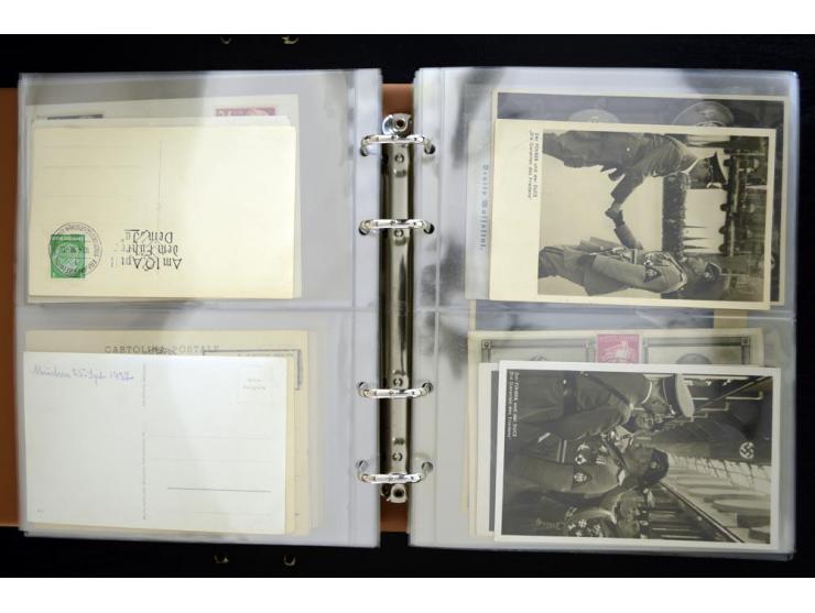 PROPAGANDAKARTEN: 1919/1945, umfangreiche Sammlung mit  über 1000 ungebrauchten und gebrauchten Karten inkl. einigen Werbe- u