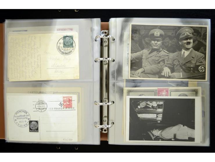 PROPAGANDAKARTEN: 1919/1945, umfangreiche Sammlung mit  über 1000 ungebrauchten und gebrauchten Karten inkl. einigen Werbe- u