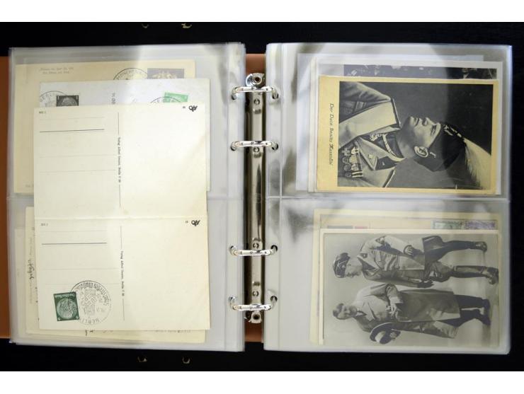 PROPAGANDAKARTEN: 1919/1945, umfangreiche Sammlung mit  über 1000 ungebrauchten und gebrauchten Karten inkl. einigen Werbe- u