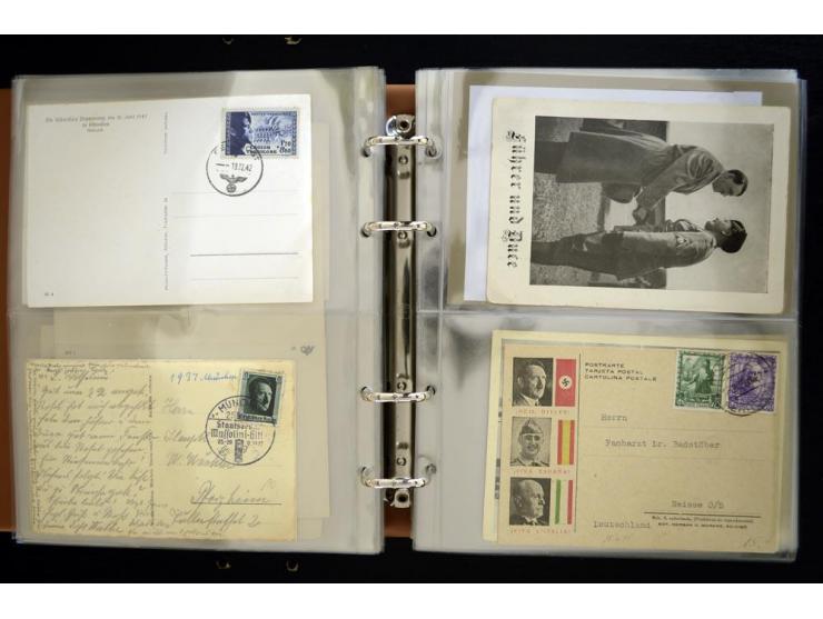 PROPAGANDAKARTEN: 1919/1945, umfangreiche Sammlung mit  über 1000 ungebrauchten und gebrauchten Karten inkl. einigen Werbe- u