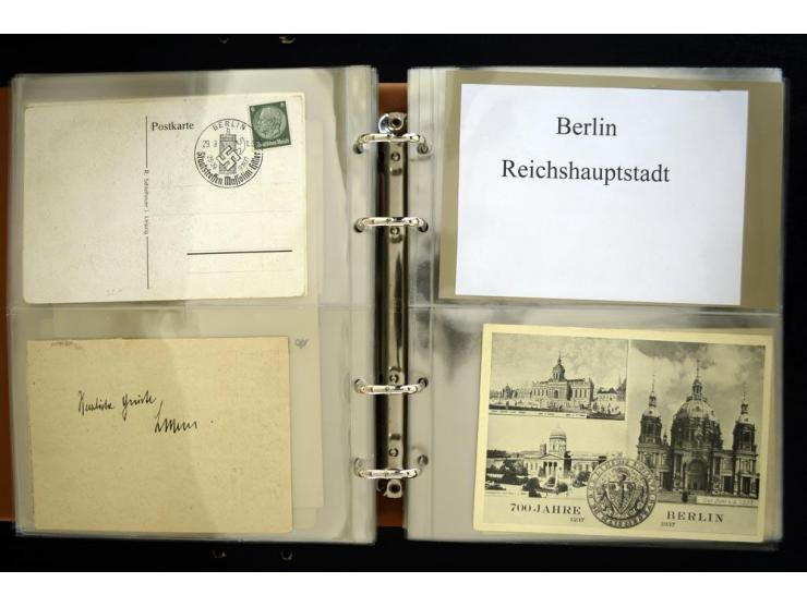 PROPAGANDAKARTEN: 1919/1945, umfangreiche Sammlung mit  über 1000 ungebrauchten und gebrauchten Karten inkl. einigen Werbe- u