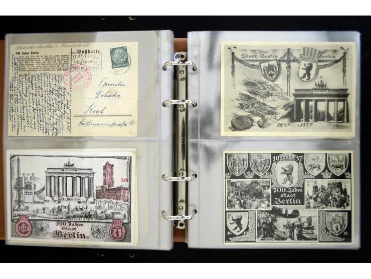 PROPAGANDAKARTEN: 1919/1945, umfangreiche Sammlung mit  über 1000 ungebrauchten und gebrauchten Karten inkl. einigen Werbe- u