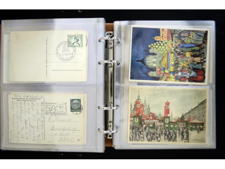 PROPAGANDAKARTEN: 1919/1945, umfangreiche Sammlung mit  über 1000 ungebrauchten und gebrauchten Karten inkl. einigen Werbe- u