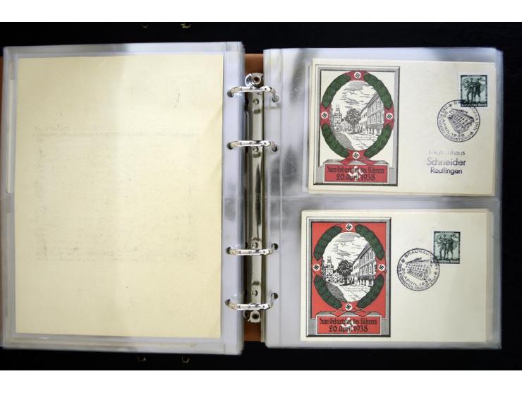PROPAGANDAKARTEN: 1919/1945, umfangreiche Sammlung mit  über 1000 ungebrauchten und gebrauchten Karten inkl. einigen Werbe- u