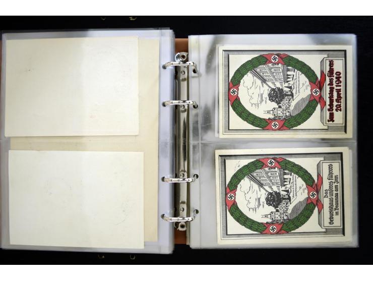 PROPAGANDAKARTEN: 1919/1945, umfangreiche Sammlung mit  über 1000 ungebrauchten und gebrauchten Karten inkl. einigen Werbe- u
