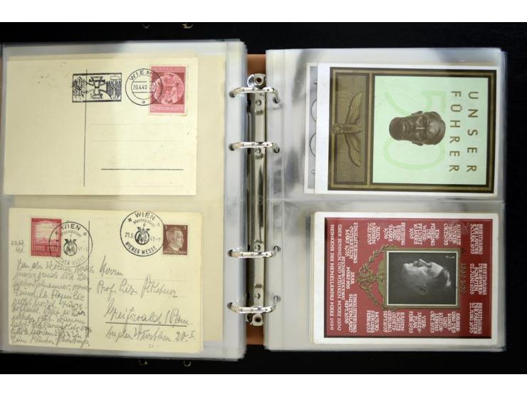 PROPAGANDAKARTEN: 1919/1945, umfangreiche Sammlung mit  über 1000 ungebrauchten und gebrauchten Karten inkl. einigen Werbe- u