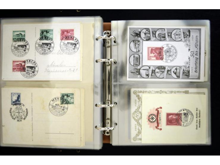PROPAGANDAKARTEN: 1919/1945, umfangreiche Sammlung mit  über 1000 ungebrauchten und gebrauchten Karten inkl. einigen Werbe- u