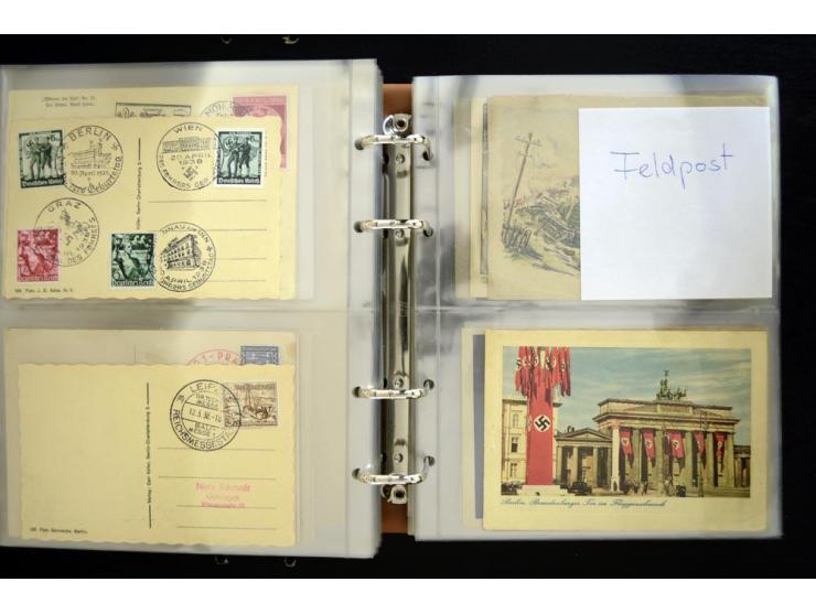 PROPAGANDAKARTEN: 1919/1945, umfangreiche Sammlung mit  über 1000 ungebrauchten und gebrauchten Karten inkl. einigen Werbe- u