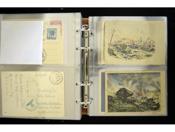PROPAGANDAKARTEN: 1919/1945, umfangreiche Sammlung mit  über 1000 ungebrauchten und gebrauchten Karten inkl. einigen Werbe- u