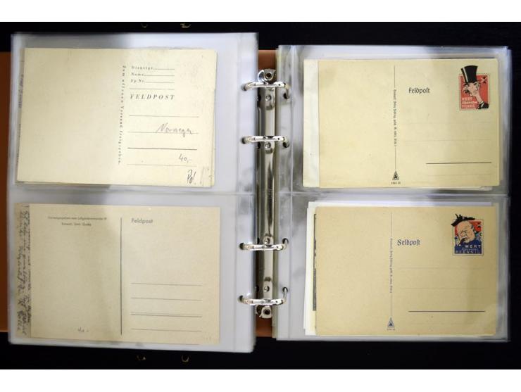 PROPAGANDAKARTEN: 1919/1945, umfangreiche Sammlung mit  über 1000 ungebrauchten und gebrauchten Karten inkl. einigen Werbe- u