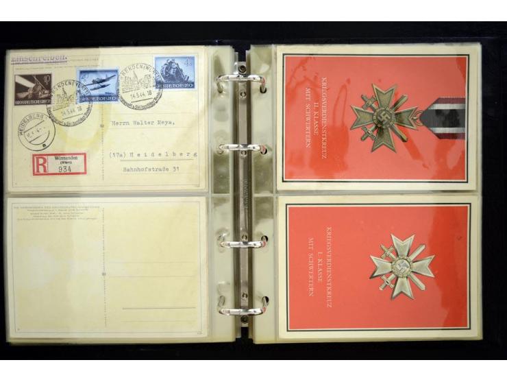 PROPAGANDAKARTEN: 1919/1945, umfangreiche Sammlung mit  über 1000 ungebrauchten und gebrauchten Karten inkl. einigen Werbe- u