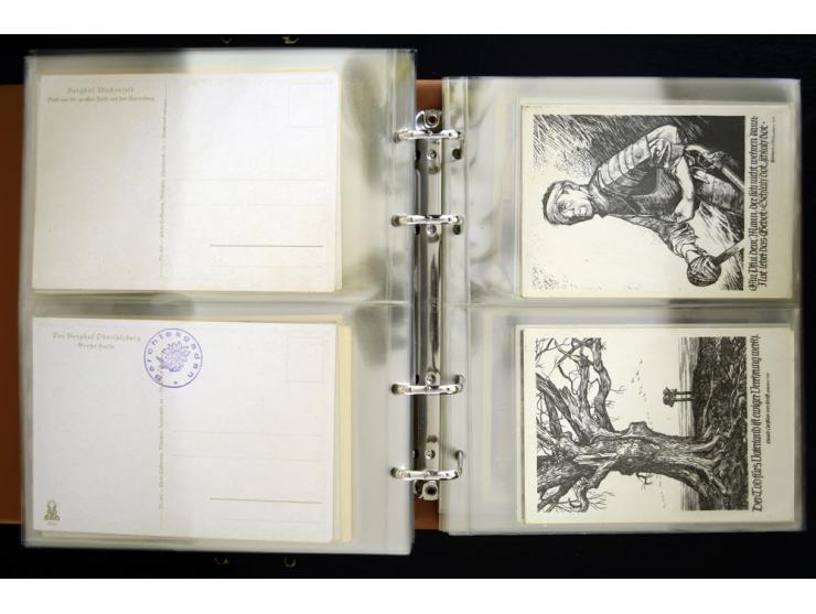 PROPAGANDAKARTEN: 1919/1945, umfangreiche Sammlung mit  über 1000 ungebrauchten und gebrauchten Karten inkl. einigen Werbe- u