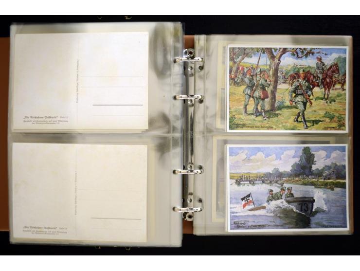 PROPAGANDAKARTEN: 1919/1945, umfangreiche Sammlung mit  über 1000 ungebrauchten und gebrauchten Karten inkl. einigen Werbe- u
