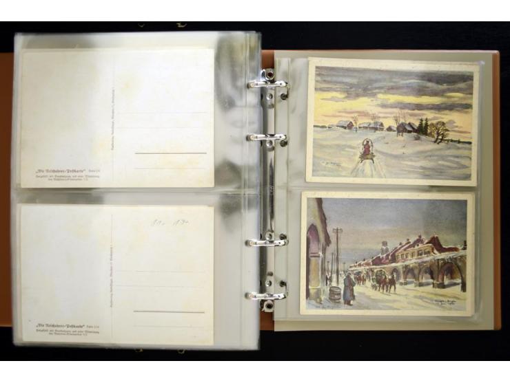 PROPAGANDAKARTEN: 1919/1945, umfangreiche Sammlung mit  über 1000 ungebrauchten und gebrauchten Karten inkl. einigen Werbe- u