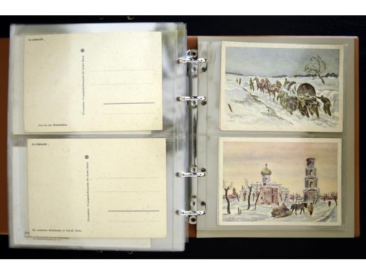 PROPAGANDAKARTEN: 1919/1945, umfangreiche Sammlung mit  über 1000 ungebrauchten und gebrauchten Karten inkl. einigen Werbe- u