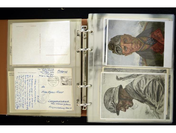 PROPAGANDAKARTEN: 1919/1945, umfangreiche Sammlung mit  über 1000 ungebrauchten und gebrauchten Karten inkl. einigen Werbe- u