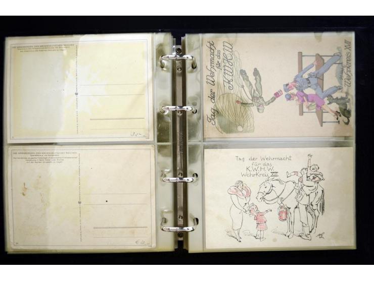 PROPAGANDAKARTEN: 1919/1945, umfangreiche Sammlung mit  über 1000 ungebrauchten und gebrauchten Karten inkl. einigen Werbe- u
