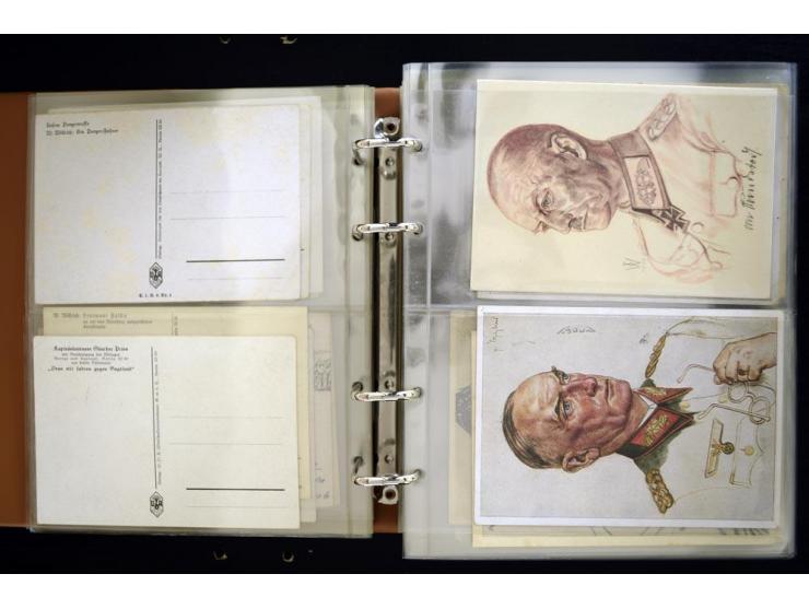 PROPAGANDAKARTEN: 1919/1945, umfangreiche Sammlung mit  über 1000 ungebrauchten und gebrauchten Karten inkl. einigen Werbe- u