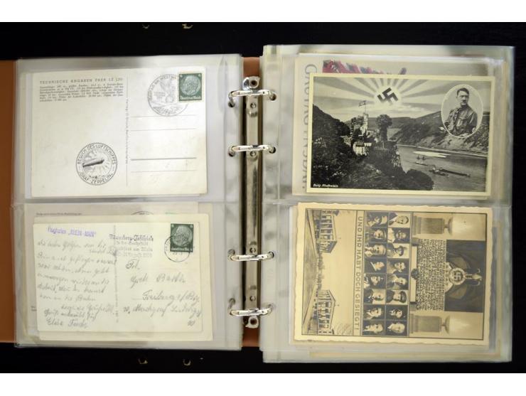 PROPAGANDAKARTEN: 1919/1945, umfangreiche Sammlung mit  über 1000 ungebrauchten und gebrauchten Karten inkl. einigen Werbe- u