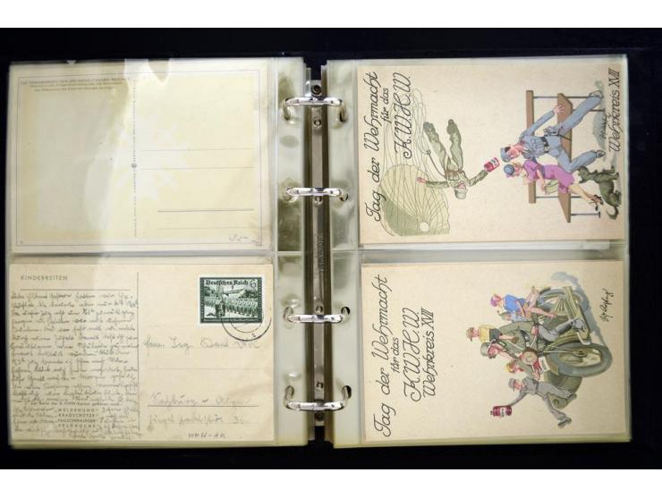 PROPAGANDAKARTEN: 1919/1945, umfangreiche Sammlung mit  über 1000 ungebrauchten und gebrauchten Karten inkl. einigen Werbe- u