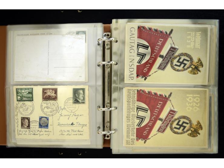PROPAGANDAKARTEN: 1919/1945, umfangreiche Sammlung mit  über 1000 ungebrauchten und gebrauchten Karten inkl. einigen Werbe- u