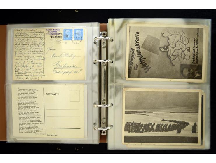 PROPAGANDAKARTEN: 1919/1945, umfangreiche Sammlung mit  über 1000 ungebrauchten und gebrauchten Karten inkl. einigen Werbe- u