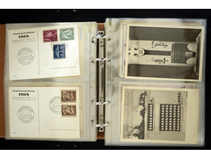 PROPAGANDAKARTEN: 1919/1945, umfangreiche Sammlung mit  über 1000 ungebrauchten und gebrauchten Karten inkl. einigen Werbe- u
