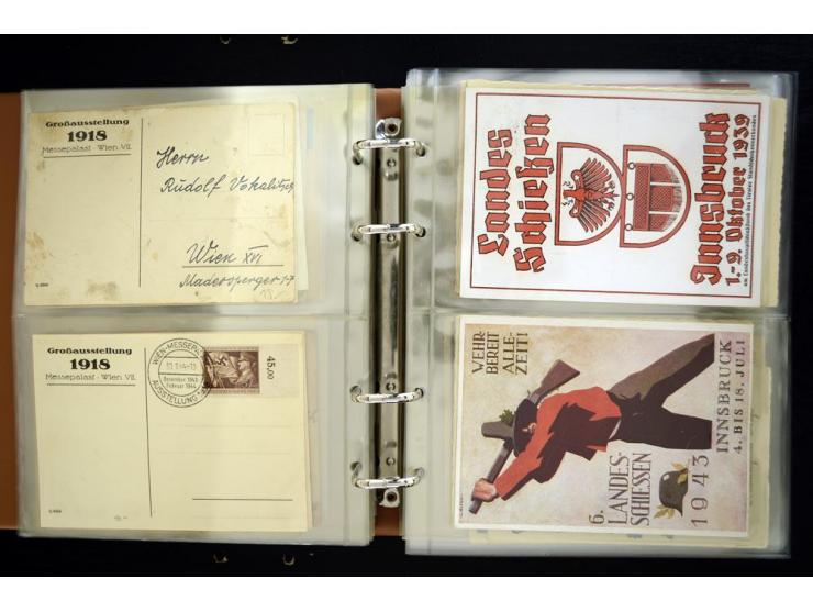 PROPAGANDAKARTEN: 1919/1945, umfangreiche Sammlung mit  über 1000 ungebrauchten und gebrauchten Karten inkl. einigen Werbe- u